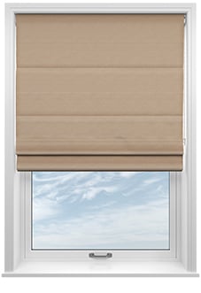 Cortona, Biscuit - Roman Blind